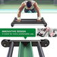 Glute Ham Glider, Multi-Functional Hamstring Roller with Smooth Wheels, V-Bar for Hamstring Curls, Ab Glider Workout & Core Strength Training