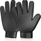 Grooming Glove for Deshedding - Efficient Pet Hair Remover Brush for Dogs, Cats, Horses (Long & Short Fur)
