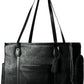 Stylish Dog Purse Carrier, Leather Pet Carrier Bag for Small Dogs Cats Puppy, Airline Approved Soft-Sided Carrier Black