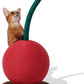 VETRESKA Cherry Cat Scratching Post, 22.64" Tall Cat Scratcher with Sisal Rope Ball, Vertical Cat Scratch Post Claw Scratchers for Indoor Cats, Kitten Supplies