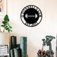 Luxury Personalized Home Gym Metal Sign, Gym Decor, Workout Room Sign