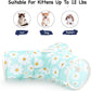 Tempcore Pet Cat Tunnel Tube Cat Toys 3 Way Collapsible, Cat Tunnels for Indoor Cats，Kitty Tunnel Bored Pet Toys Peek Hole Toy Ball, Puppy, Kitty, Kitten, Rabbit Daisy Blue Printed