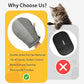 HEYWEAN Double Sided Pet Hair Removal Gloves Brush Reusable Dog Cat Electrostatic Hair Remover with Silicone Brush for Bathing Grooming Glove Tool 1 Pcs (PetHair-R1)