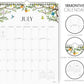 Jotsome Wall Calendar 2025-2026, Academic Monthly Wall Calendar From July 2025 to December 2026 11.2x14.2 inch Wall Decoration for Home and Office, Easy Planning (Florals, 11.2" x 14.2")
