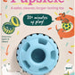 WOOF Party Pupsicle - Long-Lasting Interactive Dog Toys for Boredom - Low-Mess Design - Birthday Gifts for Dogs - Small Dog Toys - Buddy Blue