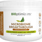 Microbiome Breakthrough Repair Powder - Chocolate Flavor - Has Lactobacillus Strains, Bone Broth & Collagen - Source of L-Glutamine - Gas & Bloating Relief - Improves Gut Health - 30 Servings - 150g