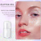 Roll-on Holographic Body Glitter Gel for Face Hair, Chameleon Color Changing Glitter Gel Under Light, Chunky Mermaid Sequins Festival Party Rave Accessories Shimmer Makeup (13# Dazzle)