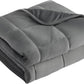 L'AGRATY Weighted Blanket - 48"x72" 15lbs Soft Breathable Heavy Blanket Minky Material with Glass Beads for Adult All-Season Summer Fall Winter Soft Thick Comfort