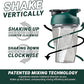 HELIMIX 1.5 Vortex Blender Shaker Bottle Holds Upto 20oz | No Blending Ball or Whisk | USA Made | Portable Pre Workout Whey Protein Drink Shaker Cup | Mixes Cocktails Smoothies Shakes | Top Rack Safe