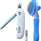 Pet Gromming Kit Nail Clipper&Hair Brush for Dog&Cat Brush Self Cleaning Slicker Brush with Release Button, Dog Shedding Brush for Cat Grooming Comb Rabbit Nail Clipper with Nail File Dog Claw Trimmer