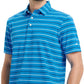 Rouen Mens Golf Shirt Moisture Wicking Dry Fit Performance Stripe Casual Collared Short Sleeve Golf Polo Shirts for Men