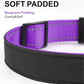 TagME Airtag Dog Collar,Waterproof Reflective Pet Collar with Airtag Holder,Soft Padded and Double D-Rings for Puppy,Purple