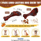Dog Chew Toys for Aggressive Chewers, Indestructible Dog Toy for for Medium/Large Breed, Tough Nylon Teething Bone Toy to Keep Them Busy,Bacon and Real Beef Flavor (Beef Flavor, 1 Pack)