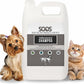 Soos pet Shampoo Mineral Rich Mud Cat and Dog Shampoo Natural Dead Sea Minerals Fast Absorbing - 1x Bottle (4L)