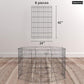 8-Panel Tall Dog Playpen Crate Fence Pet Kennel Play Pen Exercise Cage, 42-Inch, Black