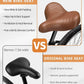 Wide Bicycle Seats for Comfort Men & Women, Oversized & Extra Soft Padded Bike Seat Cushion, Comfortable Large Bike Saddle for Ebike, Mountain Bike, Beach Cruiser, Stationary Exercise Bike