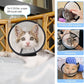 Depets Adjustable Recovery Pet Cone E-Collar for Cats Kittens Rabbits, Plastic Elizabeth Protective Collar Wound Healing Practical Neck Cover, Neck Girth 6.1 in