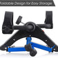 Folding Pedal Exerciser, Mini Under Desk Bike - Portable Foot Hand Cycle Peddler Machine Bicycle Exerciser for Arm Leg While Sitting