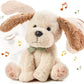 TUMAMA Baby Animated Plush Dog, Interactive Singing Talking Puppy Dog Stuffed Animal Toys, 10”