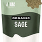 J Mac Botanicals, Organic Rubbed Sage (4 oz), Certified USDA Organic, Dried Rubbed Sage Leaf. Culinary Grade-excellent for sausage making, fresh Albanian harvest