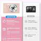 WONNIE Digital Camera 56MP, FHD 1080P Point & Shoot Camera with 32GB SD Card, 2 Batteries, and Lanyard, Ideal for Kids & Teens, Suitable Gift for Girls，Pink, 2-Pack