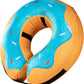 Grand Line Donut Inflatable Collar for Dogs and Cats, Soft Recovery Dog Cone After Surgery, Protective Pet Neck Cone for Small, Medium, Large Dogs, Not Block Vision (Blue, M)