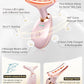 Light Based Face-Neck-Massager - 7 Color Portable Facial Massager for Skin Care, Glossy Pink