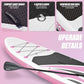 Inflatable Stand Up Paddle Board 10‘x30‘‘- Ultra-Light SUP with Backpack, Pump, Paddle, Coil Leash, 3 Fins, Repair Kit, Stable Design, Non-Slip EVA Deck for Adults & Youth