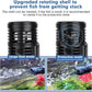 hygger 1850GPH Aquarium Wave Maker Pump with Strong Magnetic Suction Base, Ultra-quiet 360 Degree Rotating Submersible Power Head,for 60-130 Gal Freshwater Saltwater Tank