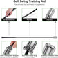 Golf Swing Trainer Aid, Weighted Golf Grip Trainer for Improve Swing Speed and Chipping Hitting, Adjustable Weight System for Golf Speed Training Warmup Aid for Men and Woman