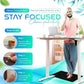 Grounding Mat for Feet, Chair & Yoga | Earthing Grounding Mat for Pain Anxiety Pain Relief, Inflammation | Spacious Grounding Pads for Sleep & Wellness | Includes Grounding Tester, Cable & Mat Tester