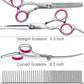 5 in1 Dog Grooming Scissors Kit, Professional Dog Scissors for Grooming with Safety Round Tips, Titanium Coated Grooming Shears for Dogs Cat Pet At Home