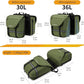 Bike Bag Accessories Panniers for Bicycle Rear Rack Bag 36L Waterproof Mountain Electric Bike Saddle Bag for Cycling Traveling Commuting Green