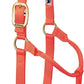 Weaver Equine Nylon Horse Halter, Triple-Ply Cheek Design, Original Non Adjustable Halters for Horses, Equine Tack,Average Size, Black
