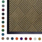 WaterHog Diamond | Commercial-Grade Entrance Mat with Rubber Border – Indoor/Outdoor, Quick Drying, Stain Resistant Door Mat (Camel, 3' x 10')