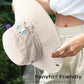 FURTALK Womens Sun Hat with Ponytail Hole Beach Hiking Summer Wide Brim UPF 80+ Outdoor Protection Foldable Bucket Hat