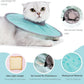 Ultra-Light Cat Recovery Collar - Waterproof Neck Cones After Surgery, Adjustable Flat Elizabethan Collars for Kitten Cats Puppy Rabbits, Mint Green, M Size