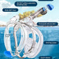 QingSong Full Face Snorkel Mask for Adults, Snorkeling Gear with Camera Mount, 180 Degree Panoramic View Snorkel Set Anti-Fog Anti-Leak