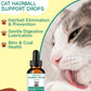 Hairball Treatment for Cats - Cat Hairball Remedy - with Natural Ingredients & Vitamins - Kitten Furball Treatment - Supports Skin & Coat, Digestion - Cat Grass Flavor