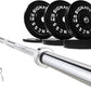 Olympic Bumper Plates Set, 2" Weight Plates for Strength Training & Weightlifting, Paris or Set or Set with Barbell, Multiple Options