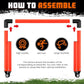 8 Pcs Adjustable Speed Training Hurdles 6" 9" 12" Speed Agility Hurdle Jumping Training Fitness Equipment Plyometric for Athletes Soccer Basketball Track Field
