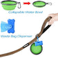 PetBonus Double Dog Leash, No Tangle Dual Leash, Reflective Walking Training Lead, 4 Comfortable Padded Handles for 2 Dogs with Collapsible Bowl and Waste Bags (Brown, Large)