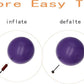 Pilates Ball 8 inch, Small Exercise Ball for Between Knees with Needle Pump for Core Workout & Physical Therapy Yoga PT