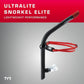 TYR Ultralite Elite Swim Snorkel - Adult Snorkeling Gear for Swimming Training - Ultra-Lightweight and Comfortable for Body Alignment Exercises