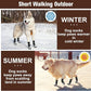 BEAUTYZOO Anti Slip Dog Socks for Small Medium Large Dogs,Paw Protector with Grips for Hardwood Floor Hot/Cold Pavement,Traction Control 3 Pairs AntiTwist Dog Shoes to Prevent Licking for Senior Dog