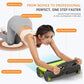 FIAMERMOR 2025 AB Roller Wheel - 4 wheel elbow support abdominal wheel automatic rebound abdominal fat burning weight loss core training equipment home/gym