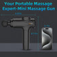 YANRAN Deep Tissue Massage Gun Portable, Percussion Massage Gun with 7 Levels & 6 Massage Heads, Electric Massager for Muscles Pain Relief, Gifts for Men Women Athletes for Sports and Relaxation