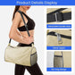 C&F BOGMOST Small Gym Bag for Women & Men,Small Lightweight Duffel Bag Carry On Bags Mini Duffel Travel Bag Waterproof Sports Bags for Workout/Sport/Travel, Beige