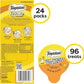 Temptations Lickable Spoons Adult Wet Cat Treat, Tasty Chicken and Cheesy Cheese Flavor, 4 Spoons, Pack of 24 (96 Total)