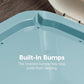 IRIS USA Pee Pad Holder - For Small Sized Dog and Puppy Pee Pads, Secured Latches, Non-Skid Feet, High Polish Finish for Easy Cleaning, Leak Protection, Fits 17"x23" Pad, Blue